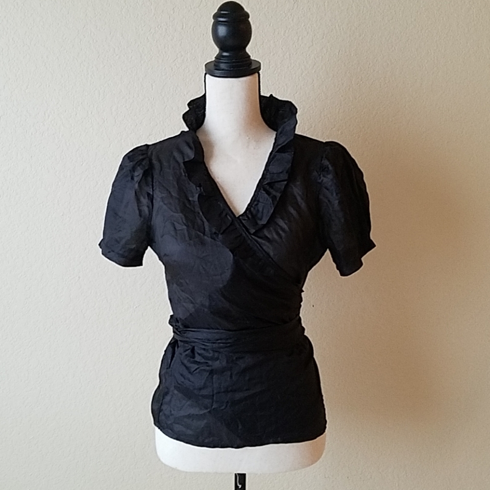 Sheer Wrap Shirt
